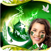 Pakistan Flag Sticker in Face
