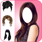 chicas peinado cambio cámara editor icono