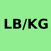 kg to lb to kg icon