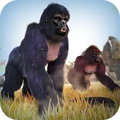 Wild Gorilla Monkey Run Game APK download