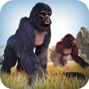 Wild Gorilla Monkey Run Game aplikacja