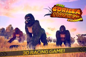 超級 大猩猩 猴 叢林 逃亡 冒險 遊戲 免費 海报