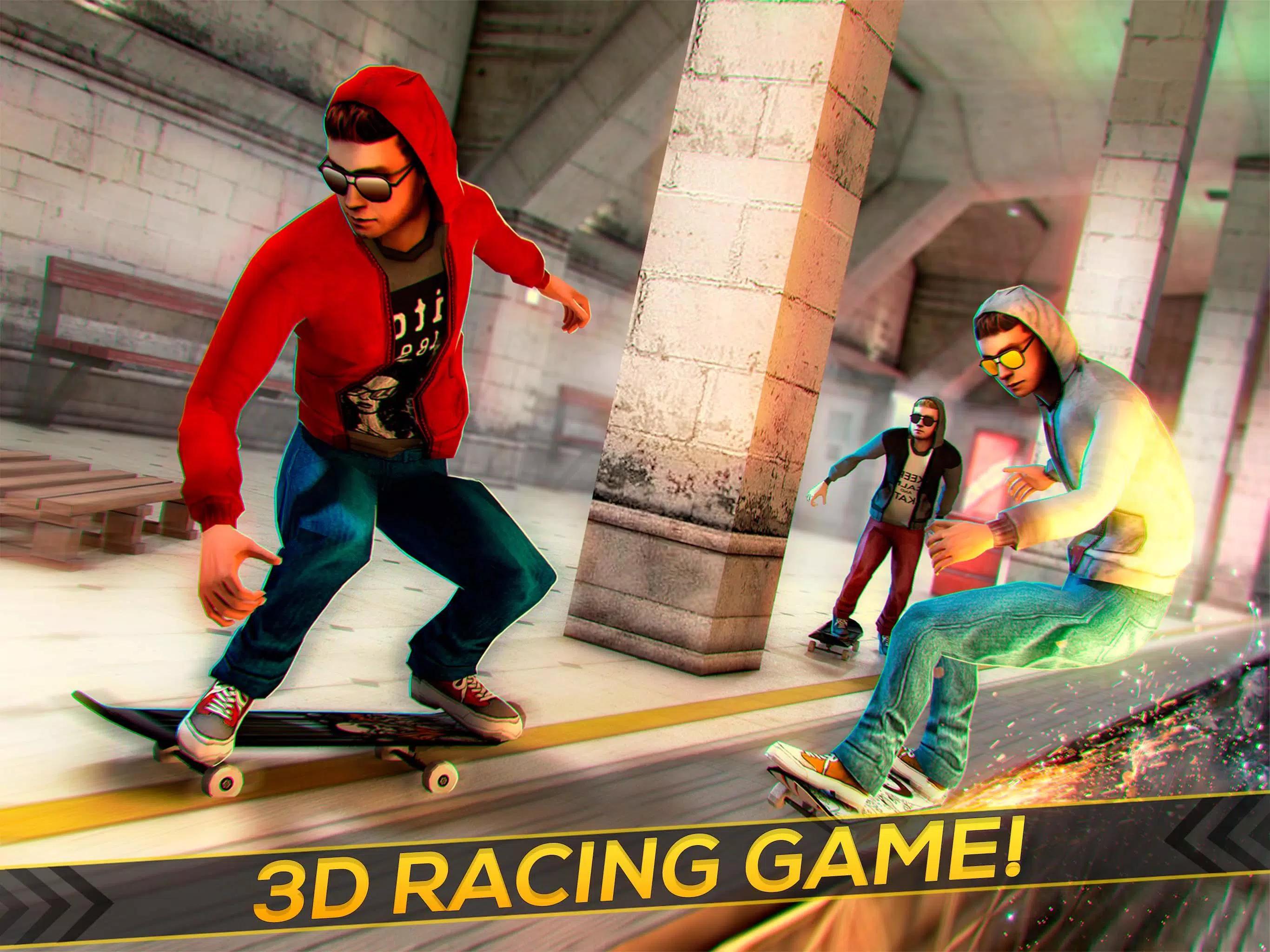 Download do APK de 101 Skateboard Racing 3D para Android