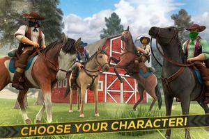 Cowboy Horse - Farm Racing スクリーンショット 2