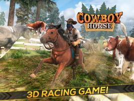 برنامه‌نما Cowboy Horse - Farm Racing عکس از صفحه
