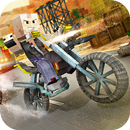 Dirt Bike Pixel Shooting Race APK