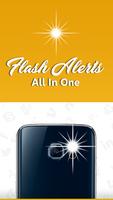 White color flash alerts on call, sms & other apps Affiche