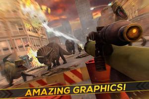 FPS Dinosaur Hunter Shooter स्क्रीनशॉट 1