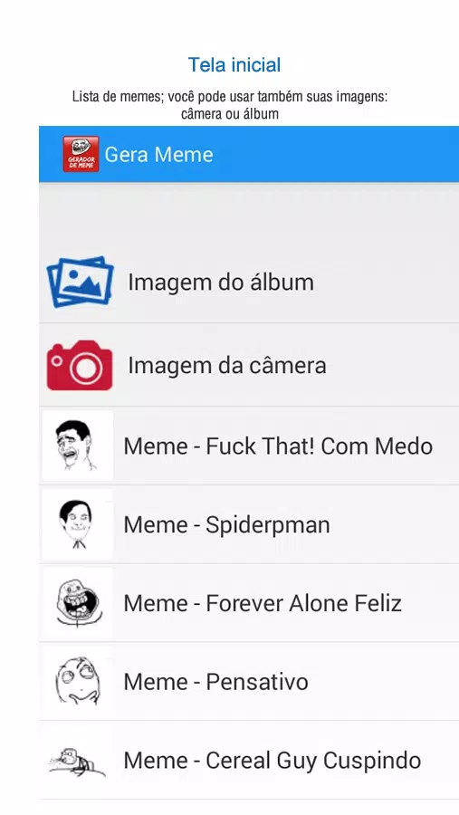Memes da Galeria - Gerar Memes - Gerador de Memes Online