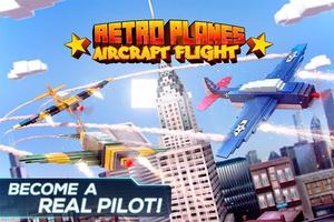 Retro Planes: Avions de Pixels Affiche