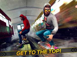 Skateboard Kereta Api Balap 3D Skating Ekstrim screenshot 3