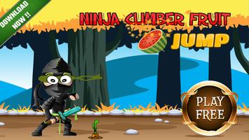 Ninja climber Fruit - Climbing Ninja Jump capture d'écran 1