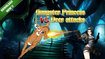 Princess VS Deer Attacks : Zombie Game capture d'écran 1