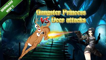 Princess VS Deer Attacks : Zombie Game capture d'écran 3