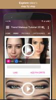 Trend Makeup Tutorial With Video capture d'écran 2