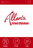 Allen's Fried Chicken, Sale poster