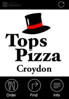 Tops Pizza, Croydon Poster