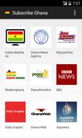 Subscribe Ghana News Cartaz