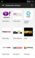 برنامه‌نما Subscribe Ghana News عکس از صفحه