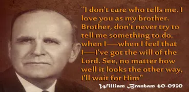 William Branham Quotes/Sayings