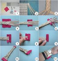 diy bracelet tutorial-poster