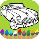 Vehicles Coloring Book biểu tượng