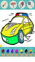 Vehicles Coloring Book پوسٹر