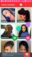 Poster BRAID HAIRSTYLES 2022