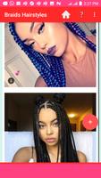 BRAID HAIRSTYLES 2022 تصوير الشاشة 1