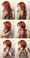Braid Hairstyle Step by Steps پوسٹر