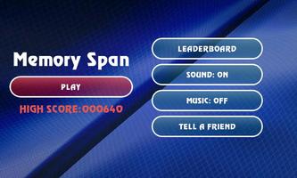 Memory Span الملصق