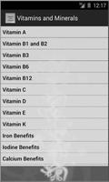 Vitamins and Minerals स्क्रीनशॉट 1