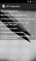 CAT Preparation Tips capture d'écran 1