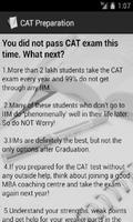 CAT Preparation Tips اسکرین شاٹ 2