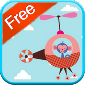 Helicopter Games for Kids Free icon