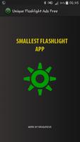 Unique Flashlight Ads Free imagem de tela 1