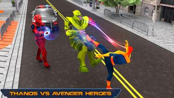 Thanos Superhero Battle:Infinity Alliance War Game capture d'écran 1