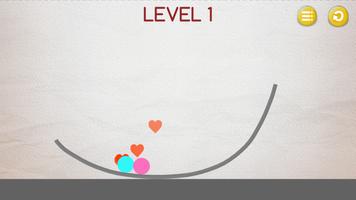 Brain On The Line - Love balls - Physic Puzzle ภาพหน้าจอ 2