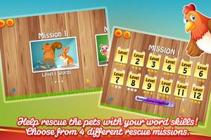 Sight Words Puppy Dash captura de pantalla 1