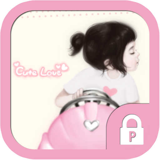 Cute love girl protector theme