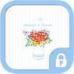Flower paper protector theme
