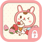 Strawberry chu protector theme icône