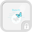 Sky butterfly protector theme APK