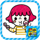 Cute girl Rainy Sticker pack APK