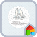 something blue 도돌런처 테마 APK