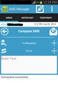SMS Manager capture d'écran 2