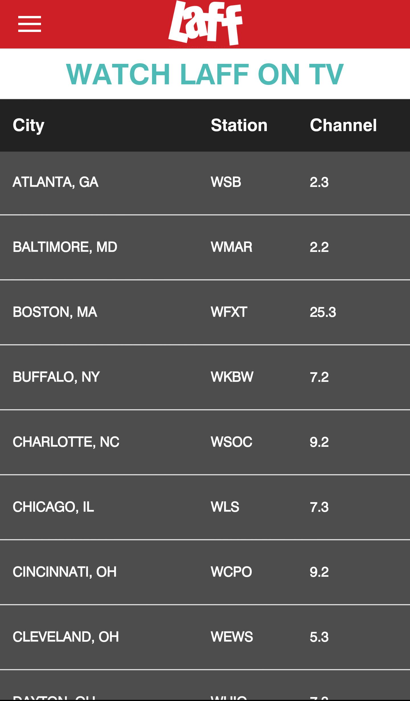 Laff Tv Schedule Today 37