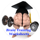 Brain Training Worksheets icône