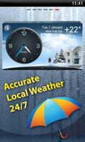 Weather & Clock - Meteo Widget poster
