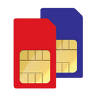 Dual SIM Carrier Logos Widget icône
